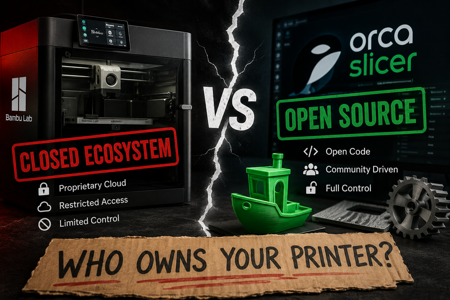 Bambu Lab vs Open Source
